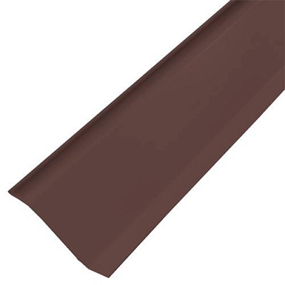 Пристенная планка для гибкой черепицы Docke PIE 0,45х65х2000 RAL 8017 (шоколадно-коричневый)